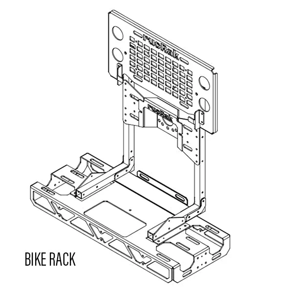 rucRak GRUNT Cargo Carrier & Bike Rack — Jeep Wrangler JL (2018+) product image