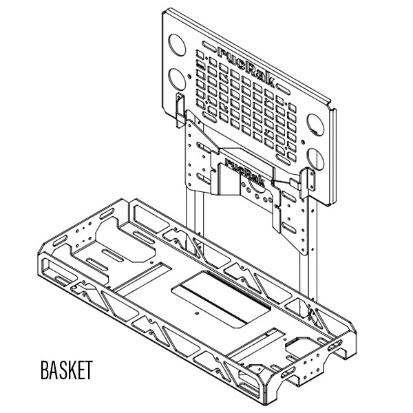 rucRak GRUNT Cargo Carrier & Bike Rack — Jeep Wrangler JL (2018+) product image