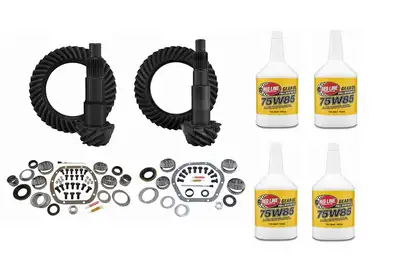 Yukon Gear and Axle Yukon D30 Front and D44 Rear Ring and Pinion Kit w/ Gear Oil Package - JK Non-Rubicon