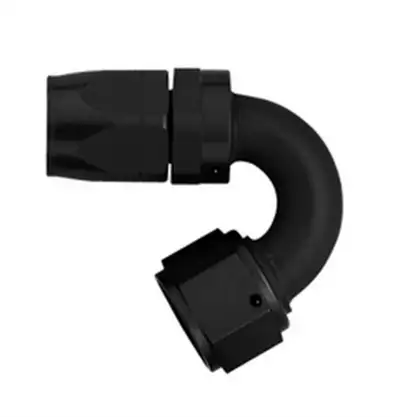 Aeroquip #8 150 Deg Hose End Black