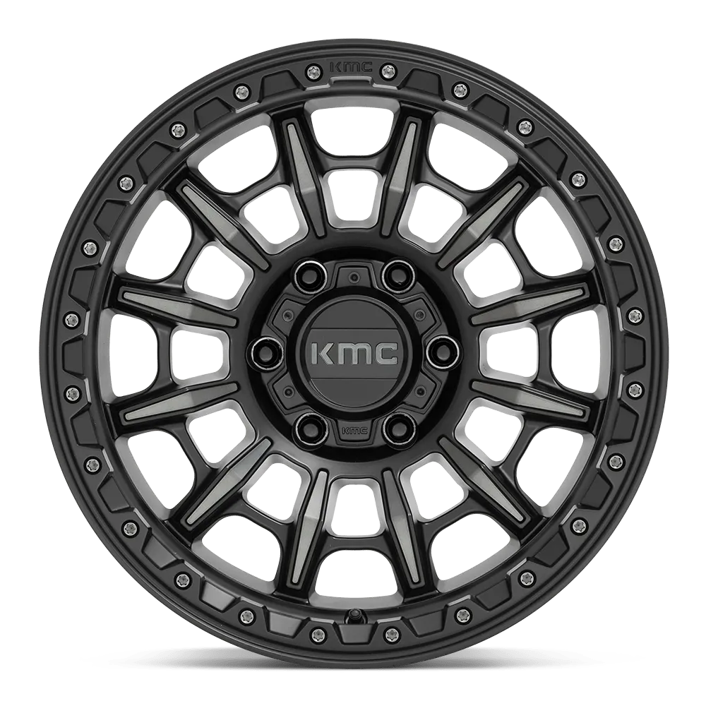 Kmc Km547 Carnage 17x9 00 5x5.0 Satin Black With Gray Tint product image