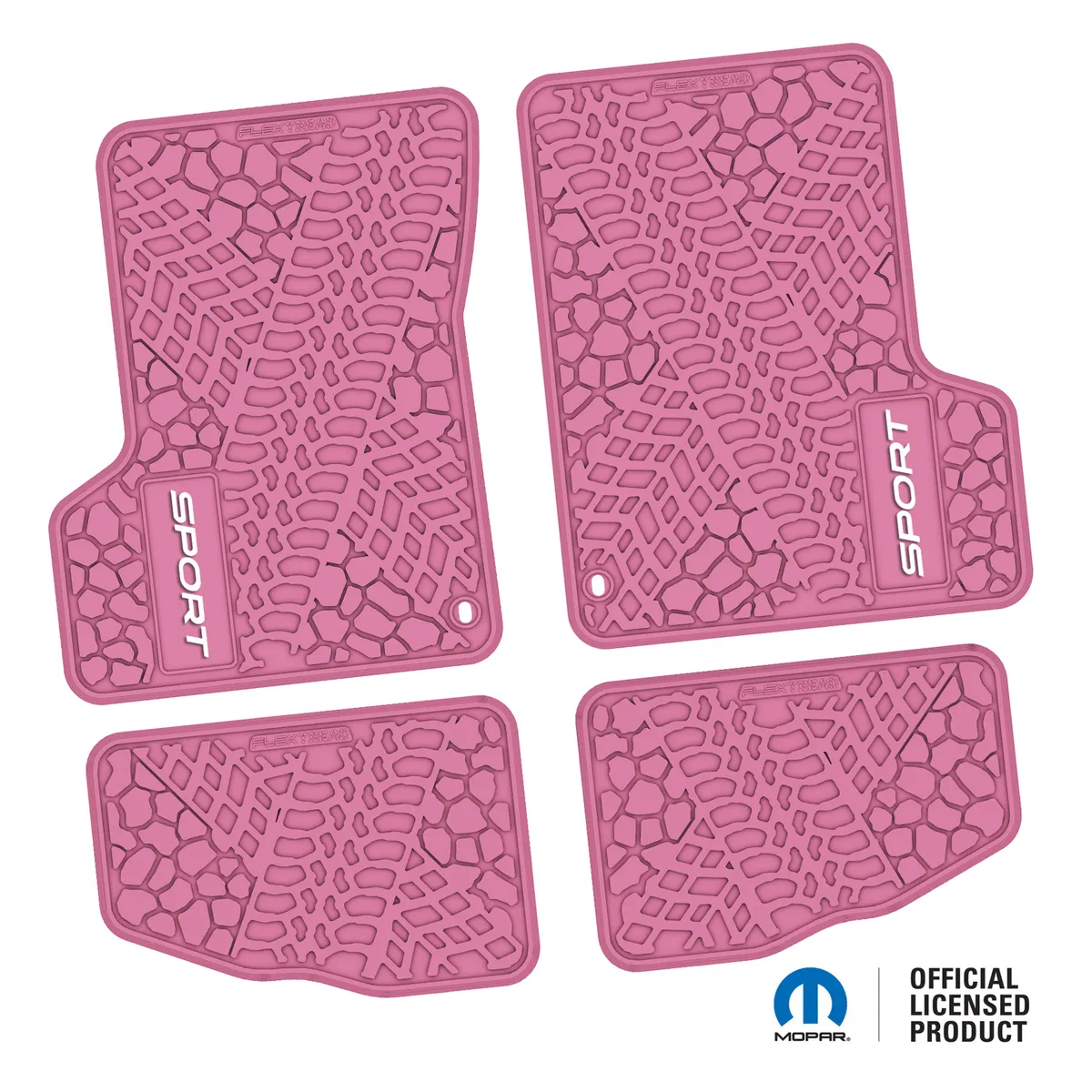 Ngtt44044001- 03-06 Jeep Tj/Lj 2DR Front And Rear- Tire Tread/Scorched Earth Scene w/ Sport Insert - Black product image