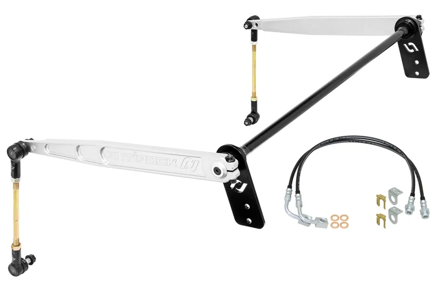 Rock Jock 0718 Wrangler Antirock Sway Bar Kit2d Rearbolton7075 Billet Aluminum Arms.850 in Bar