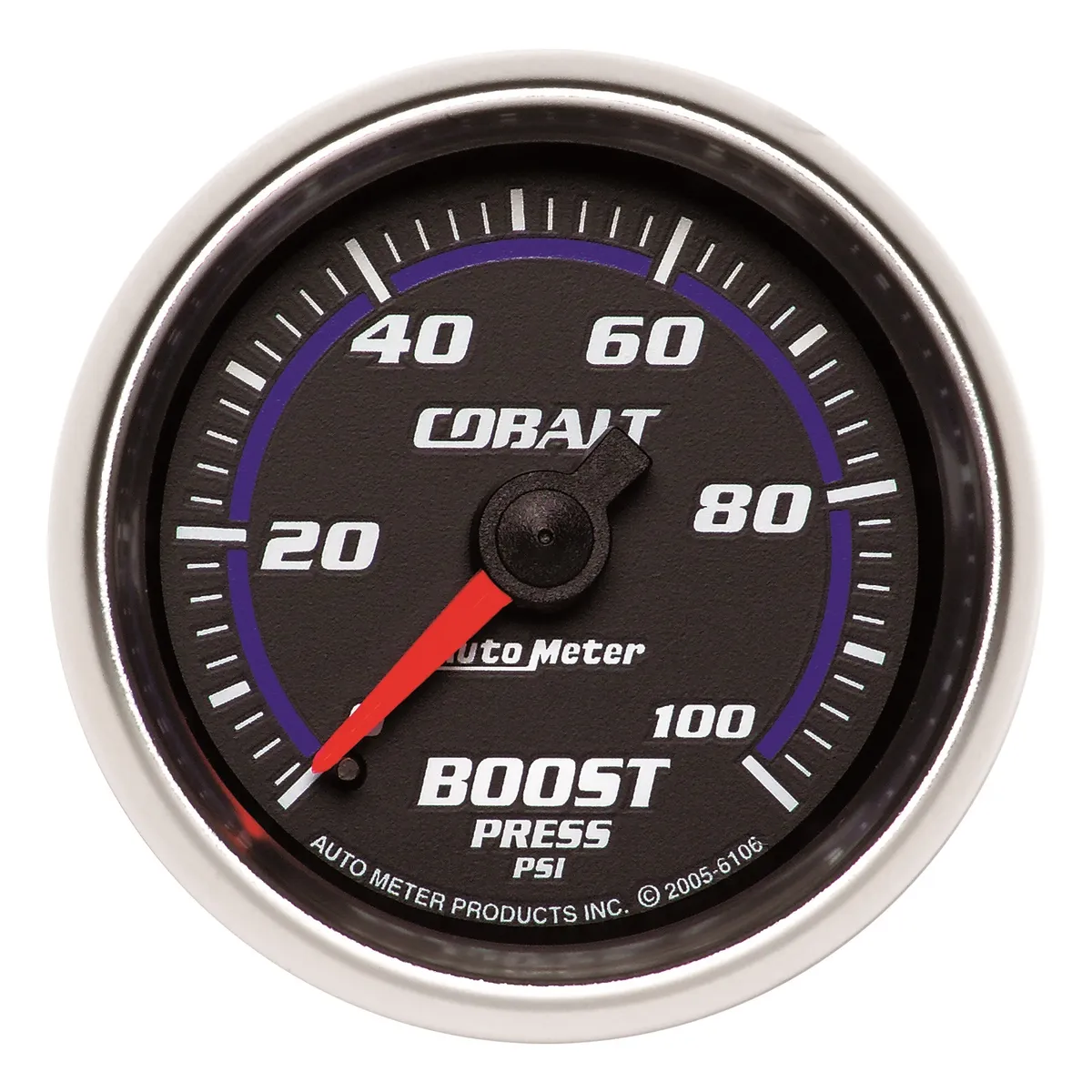 Gauge, Boost, 2 1/16", 100psi, Mechanical, Cobalt product image