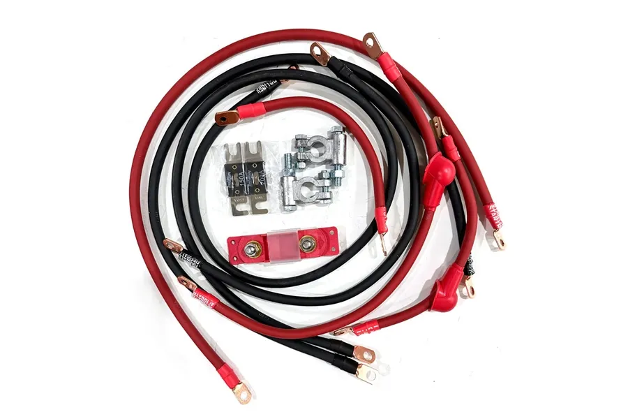 1997-2006 Jeep Wrangler TJ / LJ Battery Cable Kit 4.0 Liter 2 Gauge Battery Cable Big7Kits product image