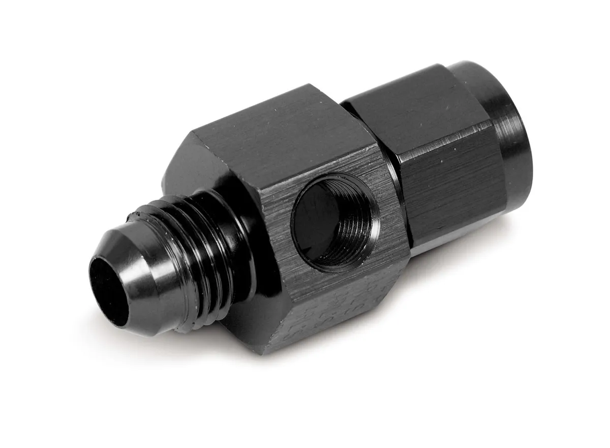Earl's Performance #6 Ano-Tuff Male to #6 Female Gauge Adapter