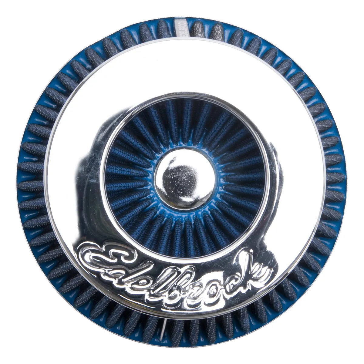 Edelbrock 43613 Pro-Flo Universal Blue Compact Conical Air Filter with 3, 3.5, and 4 Inlet product image