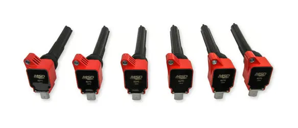 MSD Ignition Coil - Ford EcoBoost - 3.5L V6 - Red - 6-Pack product image