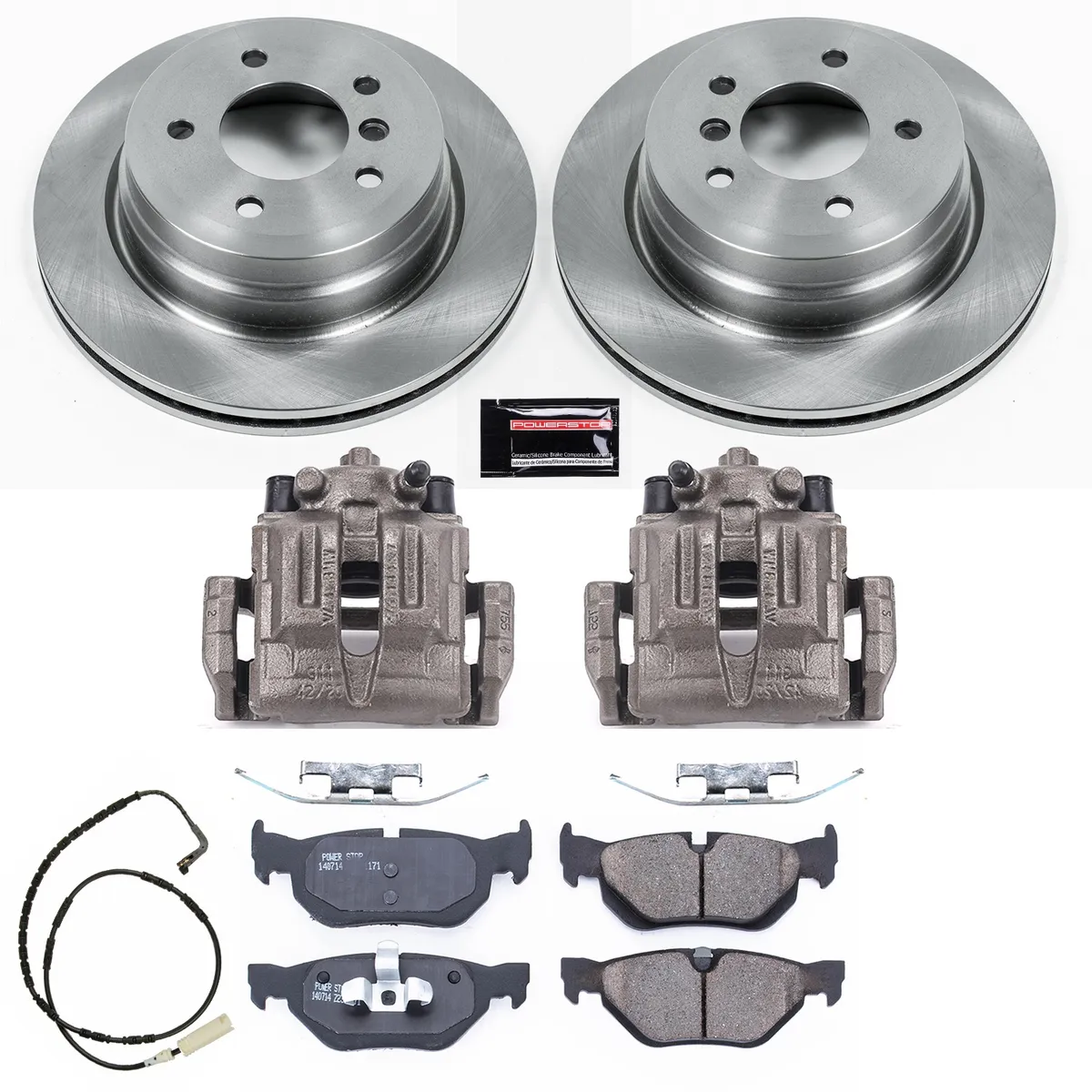 Z17 Direct Replacement Kit: Rotors; Ceramic Pads; Pad Sensors; Calipers product image