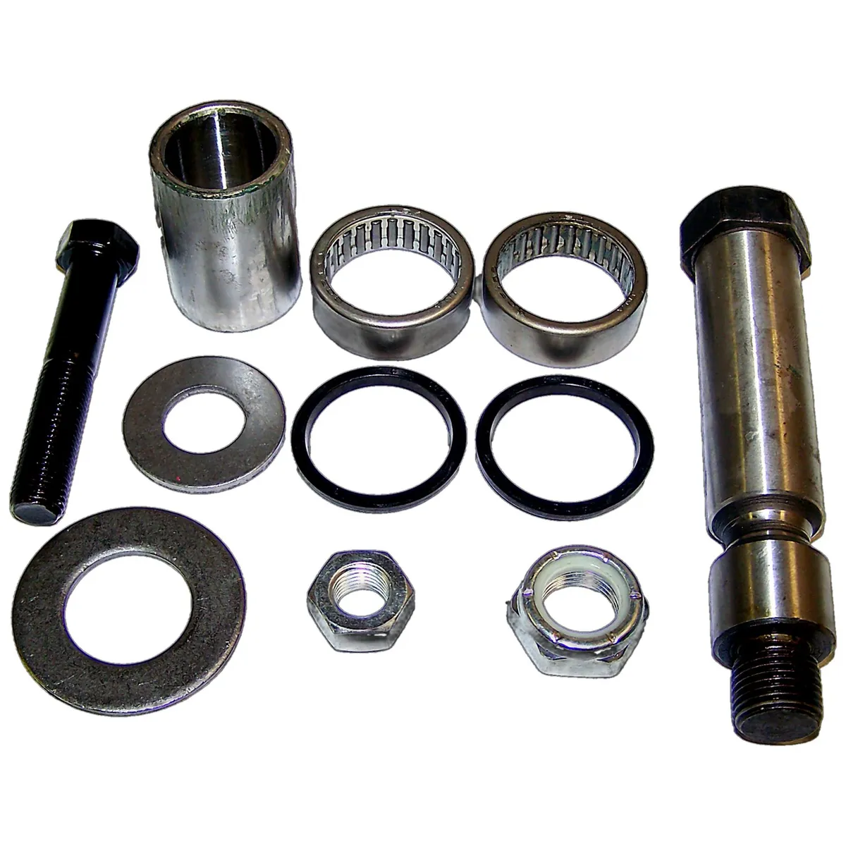 1945-1949 CJ-3A;1948-1949 CJ-2A w/ 7/8" Bell Crank;1948-1953 CJ-3B;1955-1965 CJ-5;1955-1965 CJ-6;Bell Crank Repair Kit; Includes 7/8" Shaft Bearings Seals and Hardware product image
