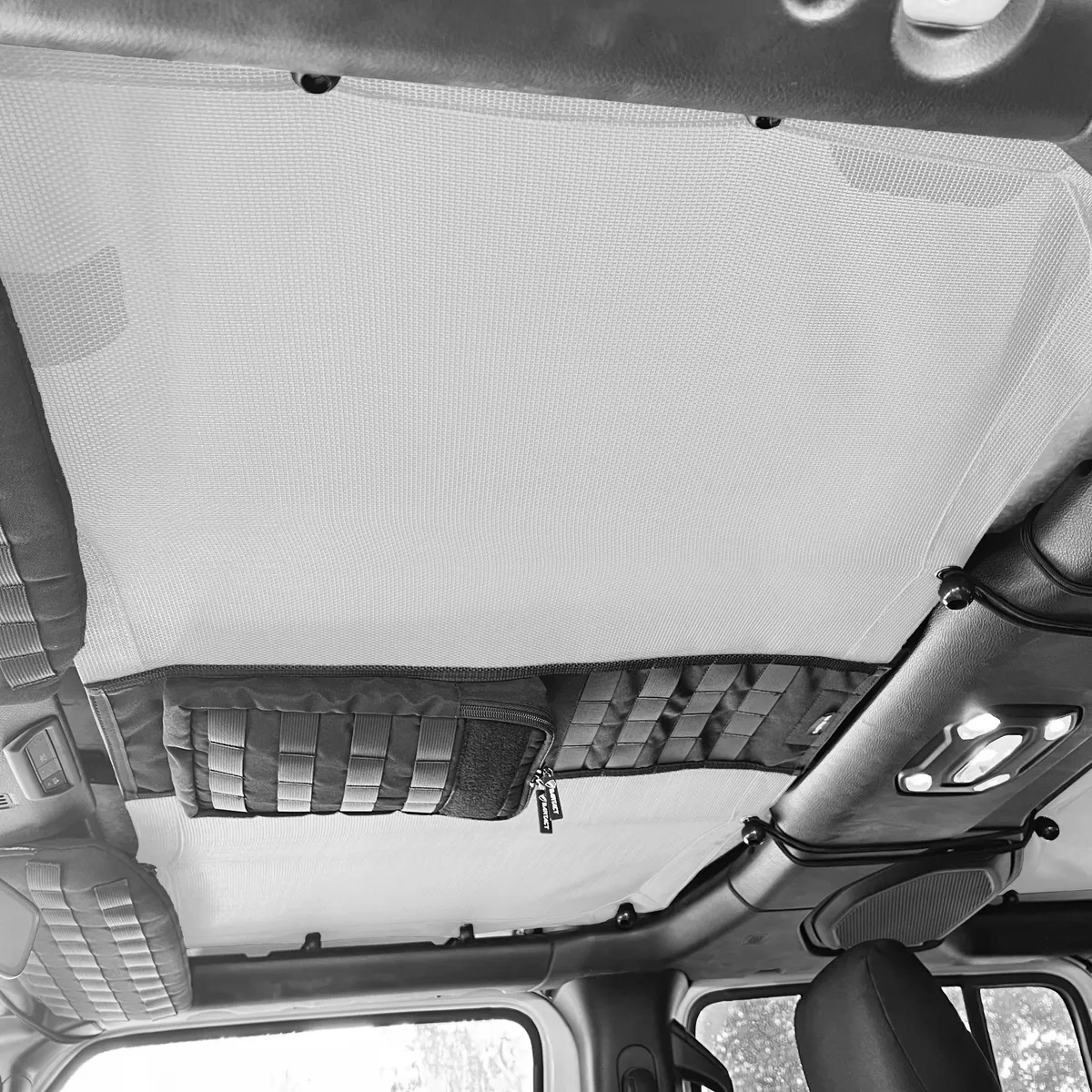 Full 2 Piece Tactical Sun Shade for Jeep Gladiator Top 2019+ w/ optional MOLLE Storage | Pat Pending | Bartact product image