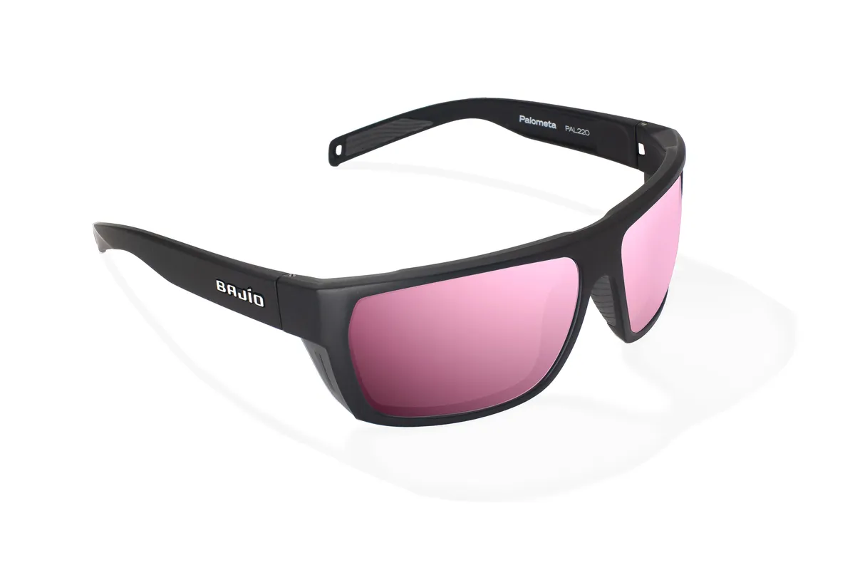 Palometa Gray Glass Blue Tort Matte Sunglasses product image