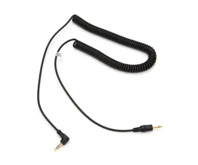 Rugged Radios 3.5mm Stereo to Mono Output Headset Coil Cord