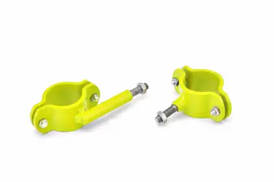 Steinjager Recovery and Towing 1997-2006 High Lift Jack Mount Roll Bar Neon Yellow