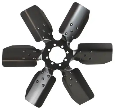 Derale 17 Reverse Rotation Fan Clutch Fan, Black