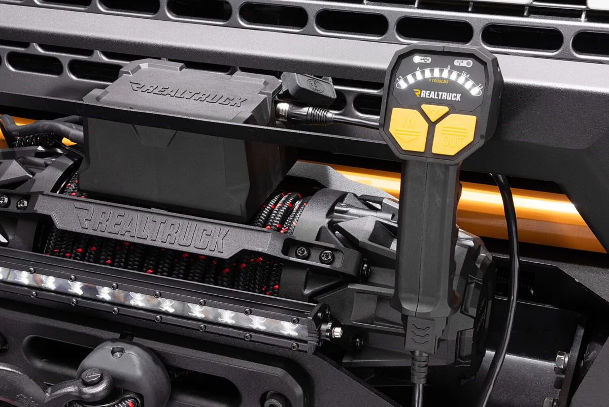 Go Rhino XG-W13000KB - RealTruck Traction Recovery 13K Winch - Black product image