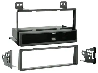 Metra Electronics TURBOKits; Radio Installation Kit; Incl. Instructions/Hardware/Storage Pocket w/Radio Supports/Snap-In ISO Mount System w/Custom Trim Ring; Recessed DIN Opening;