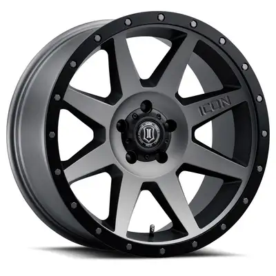 ICON Vehicle Dynamics ICON Alloys Rebound, Titanium, 20 x 9 / 6 x 5.5, 16mm Offset, 5.625" BS