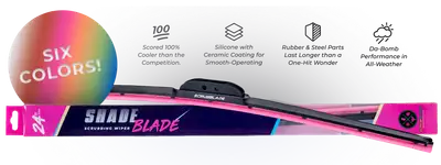 Scrubblade 19' Blue Silicone Shadeblade