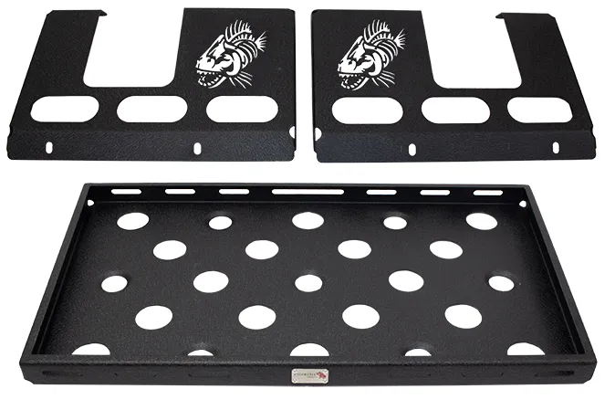 4-Door, Steel, Black powder coated, Includes mounting hardware, Usable Rack Space is 34-1/4 in. x 19-3/16 in. product image