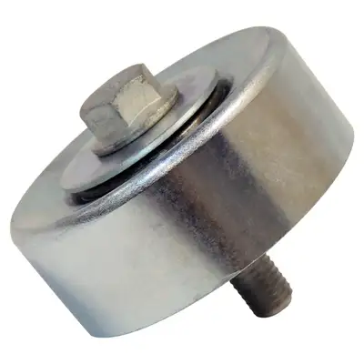 Crown Automotive Jeep Replacement Drive Belt Idler Pulley; For Use w/ 2007-18 Jeep JK Wrangler/ 2008-12 KK Liberty/ 2007-09 Dodge Nitro; w/ 2.8L Diesel Engine; Smooth;