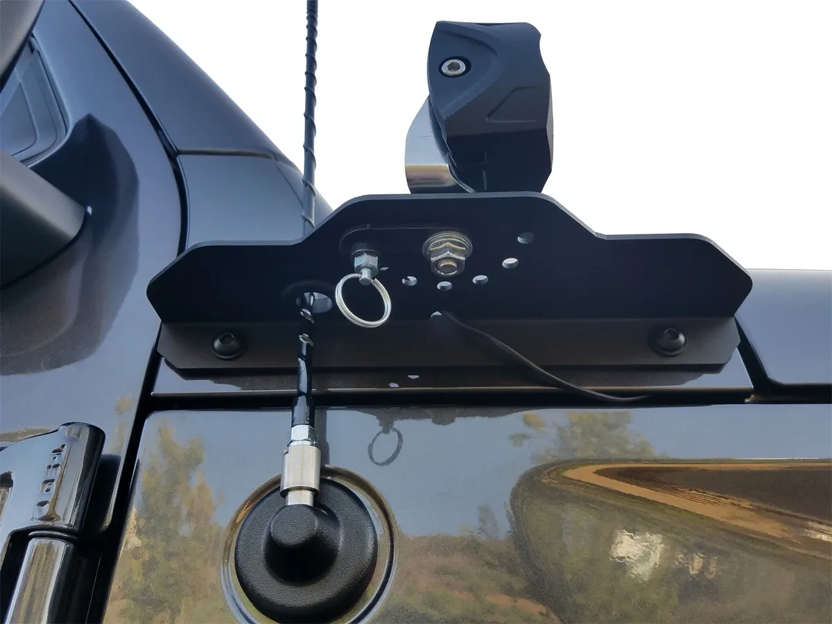 CARR - 210291 - JL 180 Degree Light Mount Brackets; XP3 Black; (Driver/Pass Side Mtg Brkts) product image