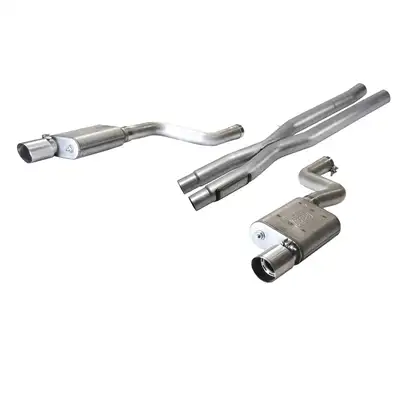 BBK Performance Ford Mustang GT Varitune Complete Cat Back Exhaust Kit With Resonator Delete Pipe 15-17