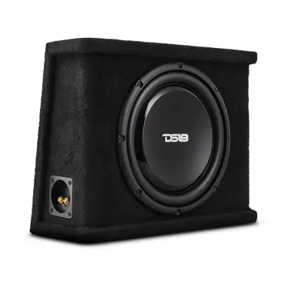 DS18 12" Loaded Shallow Subwoofer Enclosure 350 Watts Rms @ 2 ohm
