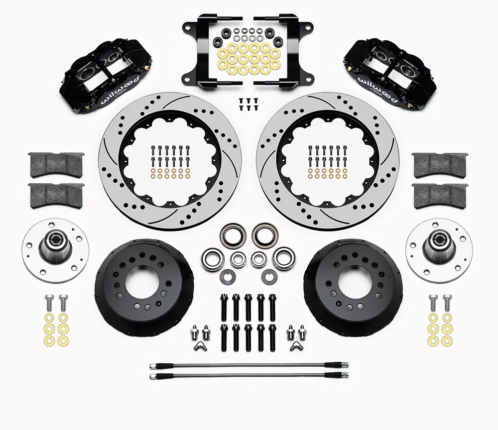 1982 - 1992 Chevrolet, Pontiac Forged Narrow Superlite 6R Big Brake Front Brake Kit (Hub) - 140-15279 product image