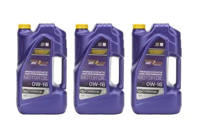 Royal Purple 0w16 API Oil Full Synthetic Case 3x5 Quart