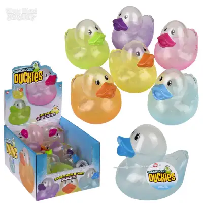 No Brand 3.75\" Translucent Duckies 12ct