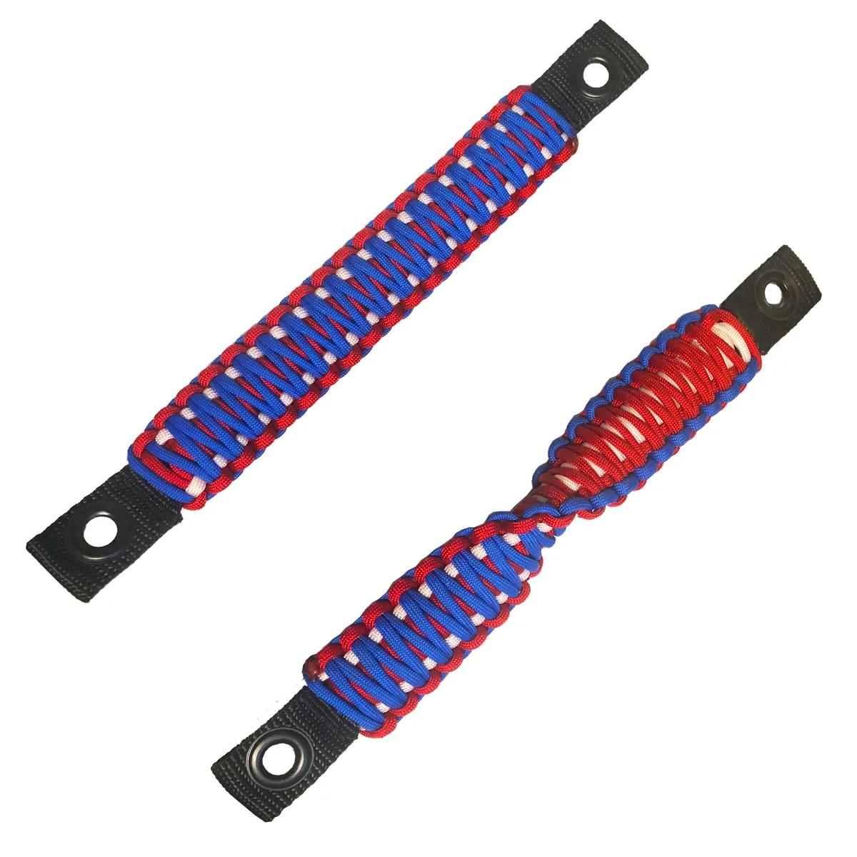 TJ Door Handles, Paracord Jeep® Grab Handles for Jeep Wrangler TJ & LJ 97-06 - Interior Door Pull Handles 550 Paracord Grab Handles w/ Grommets (PAIR) | Bartact® product image