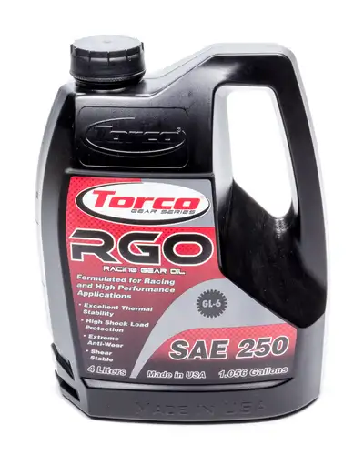 Torco RGO Racing Gear Oil 250- 4-Liter Bottle