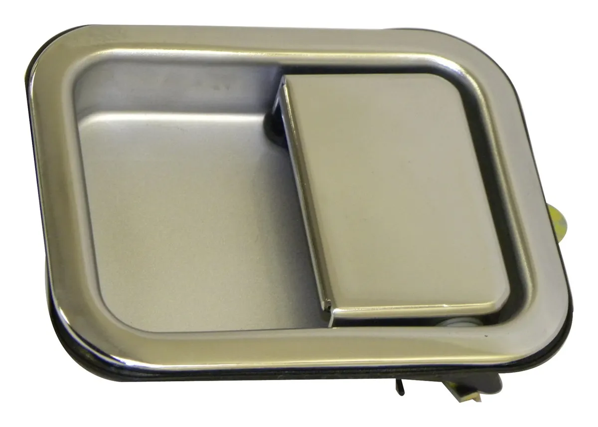 1981-1983 CJ-5 CJ w/ Full Steel Doors; Chrome; Left side 1981-1986 CJ-7 CJ w/ Full Steel Doors; Chrome; Left side 1981-1986 CJ-8 CJ w/ Full Steel Doors; Chrome; Left side 1987-1995 Wrangler YJ w/ Full Steel Doors; Chrome; Left side 1997-2006 Wrangler T product image