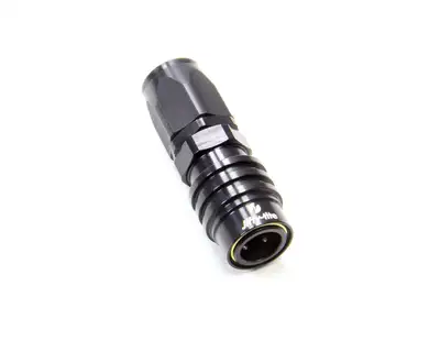 jiffytite Q/R #8 Str Hose End Black