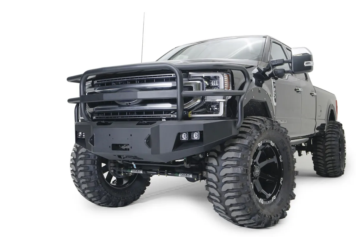17c F250/F350 Premium Front Bumper w/ Full Grill Guard product image