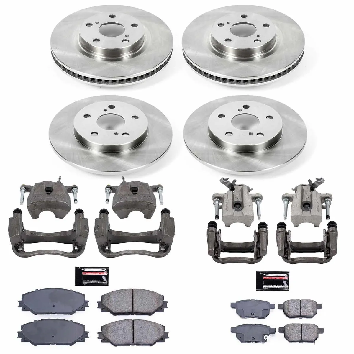 Z17 Direct Replacement Kit: Rotors; Ceramic Pads; Calipers product image