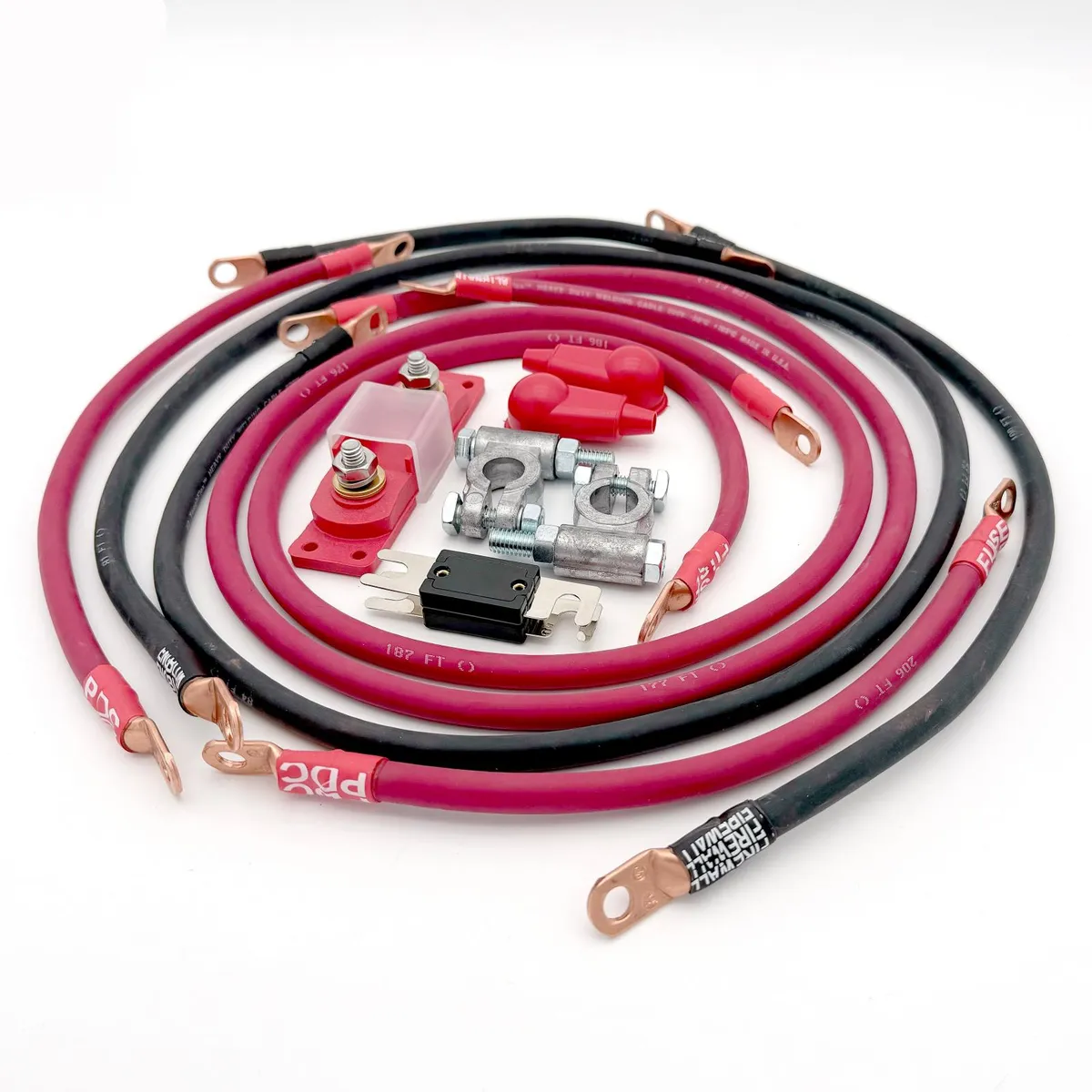 1993-1998 Jeep Grand Cherokee Battery Cable Kit ZJ 4.0 Liter 4 Gauge Battery Cable Big7Kits product image