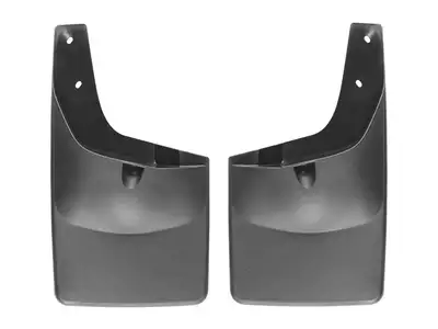 Weathertech 2011 + Ford F-250/F-350/F-450/F-550 Black No Drill Mudflaps With OE Wheel Flares / 2011 + Ford F-250/F-350/F-450/F-550 Black No Drill Mudflaps With OE Wheel Flares
