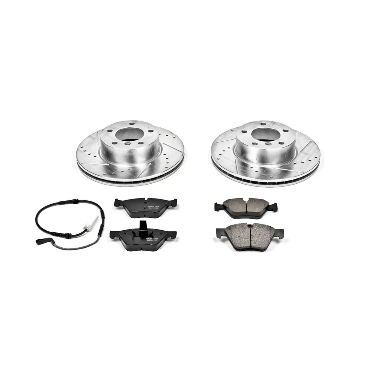 Z23 Evolution Sport Upgrade Kit: Drilled/Slotted Rotors; Carbon-Fiber Ceramic Pads W/Hardware; Pad Sensors product image