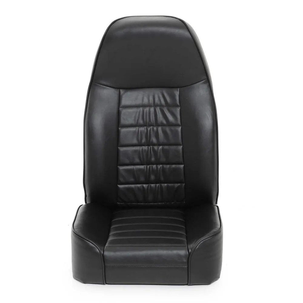 7618 CJ & Wrangler Cj/Yj/Tj/Lj Seat Front Standard Bucket Vinyl Black product image