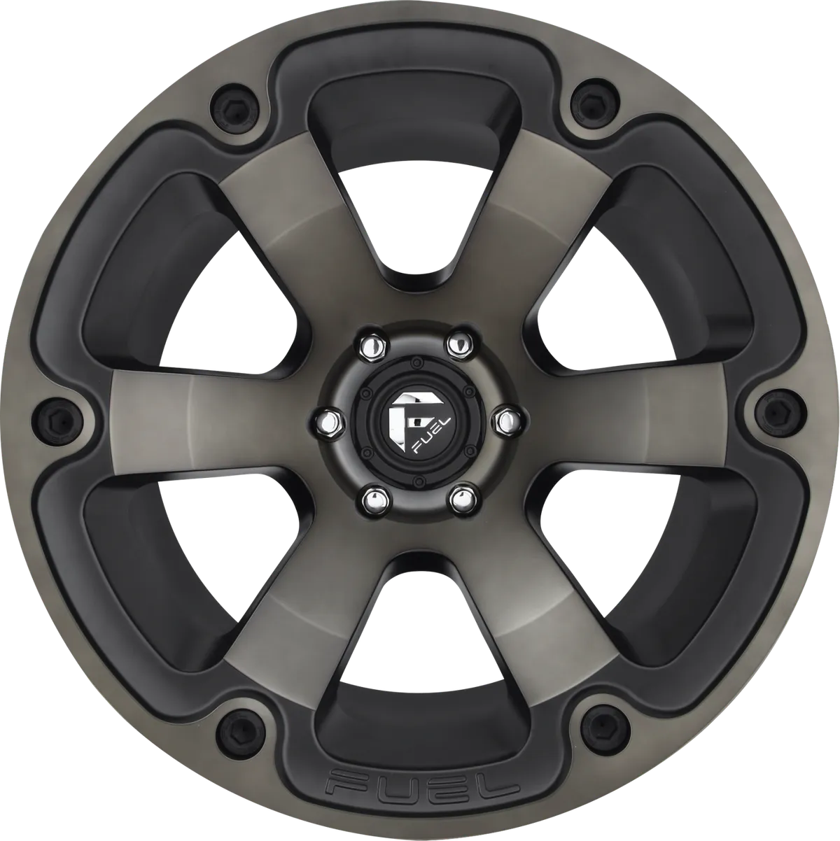 Aluminum Wheels 17X9 Beast D564 5 On 127 Matte Black/Machined Dark Tint 78.1 Bore -12 Offset 6 Spoke Fuel Off Road Wheels product image