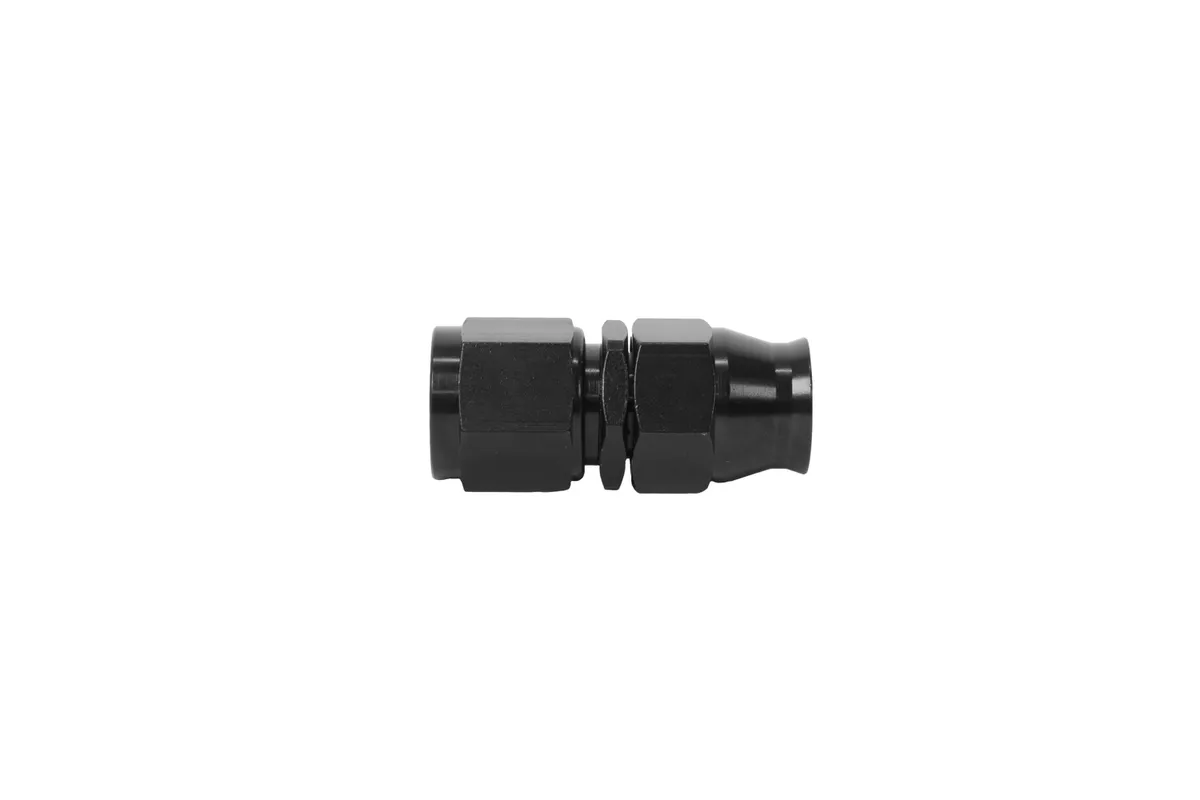 Aeromotive Hose End, PTFE, Black Anodized, Fitting Angle: Straight product image