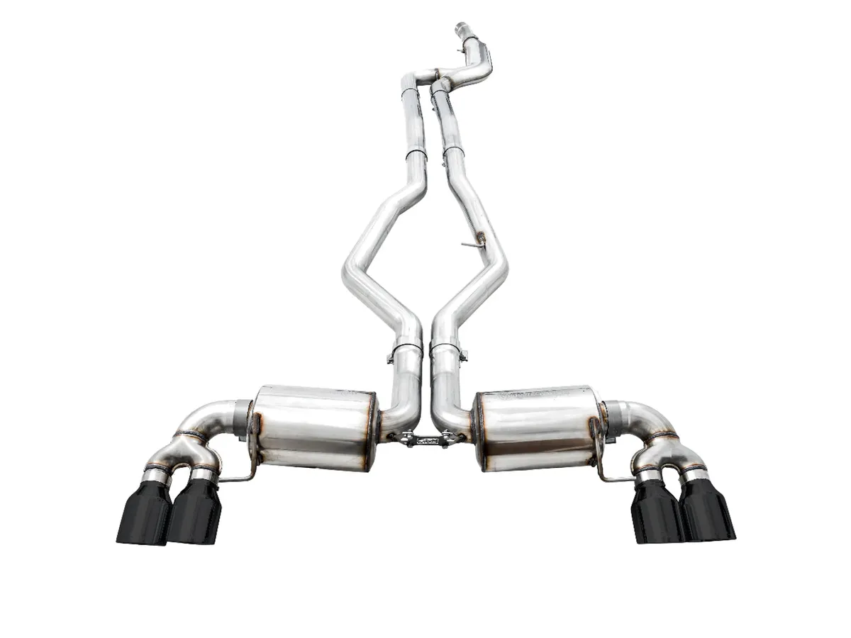 AWE Track Edition Exhaust for G2X M340i / M440i - Diamond Black Tips product image