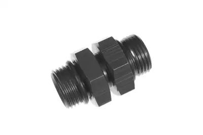 Redhorse Performance 8an ORB Male to 8an ORB Male Coupler Black