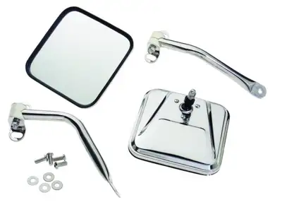 Steinjager Exterior Accessories 1976-1983 Mirrors Windshield Mount Stainless