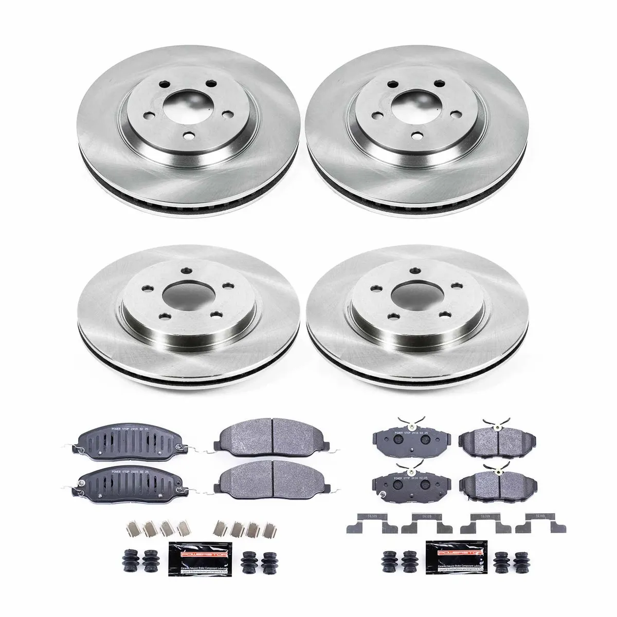 Track Day Kit-Stage 1 Kit For Track Day Enthusiasts: Rotors And Pads-For Use W/Street Tires product image