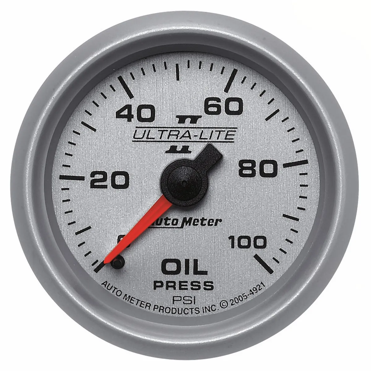 Gauge, Oil Pressure, 2 1/16", 100psi, Mechanical, Ultra-Lite II product image