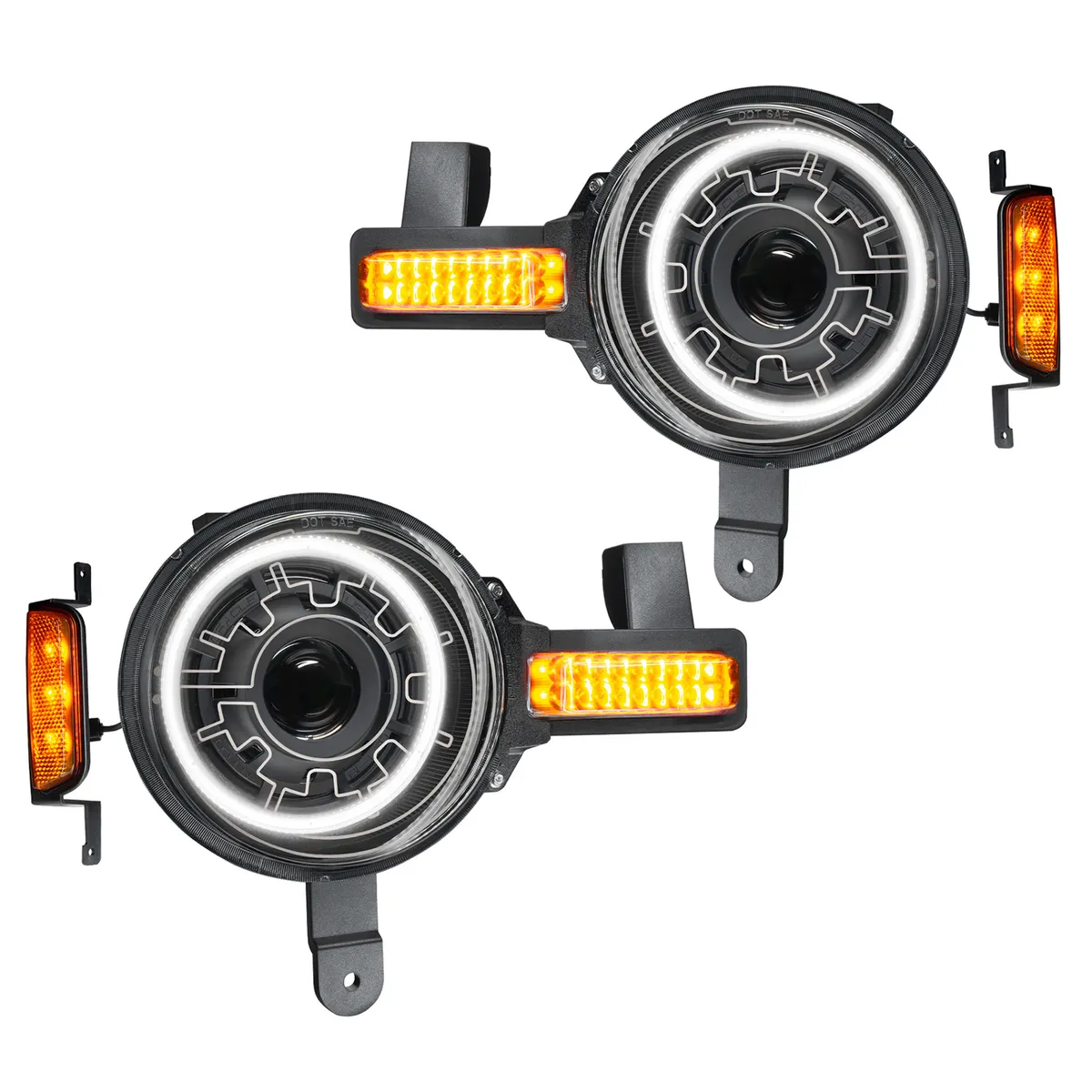 Oracle Bi-LED Projector Headlights for 2021 Ford Bronco - Heated Lens - 6000K / White LED - 5886-111 product image