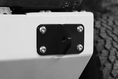 Steinjager Recovery and Towing 2007-2018 D-Ring Mounting Brackets Black